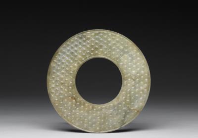 图片[2]-Jade bi disc with paired-chi-tigers and embossment pattern, Southern Song dynasty, 1127-1279 C.E.-China Archive